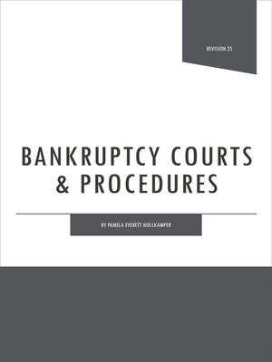 cover image of Bankruptcy Courts & Procedures